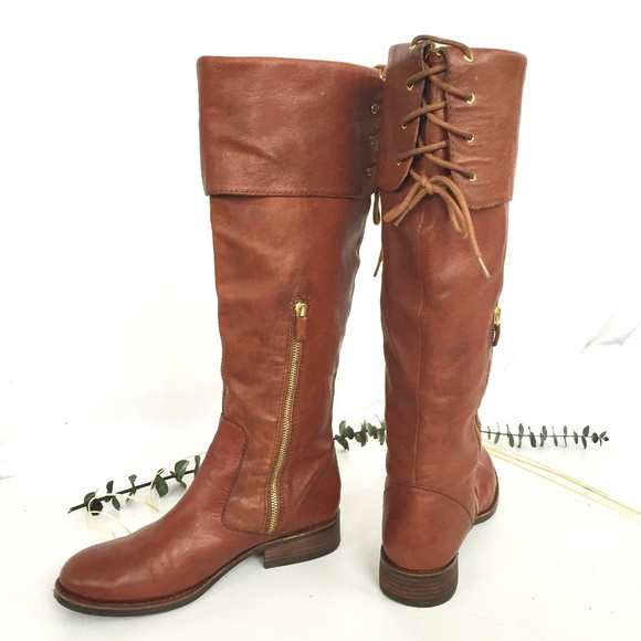 Vince Camuto Shoes - Vince Camuto leather OTK boot size 38.5
